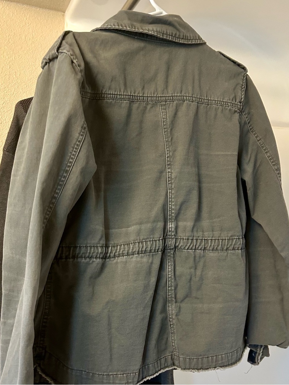 Ashley By 26 International Olive Green Military Field Jacket - Picture 2 of 2